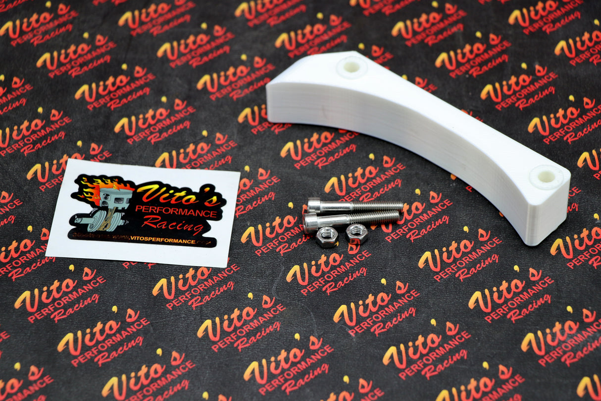 Vito's skidplate plastic GUIDE skid swingarm chain guard Yamaha Banshee + BOLTS