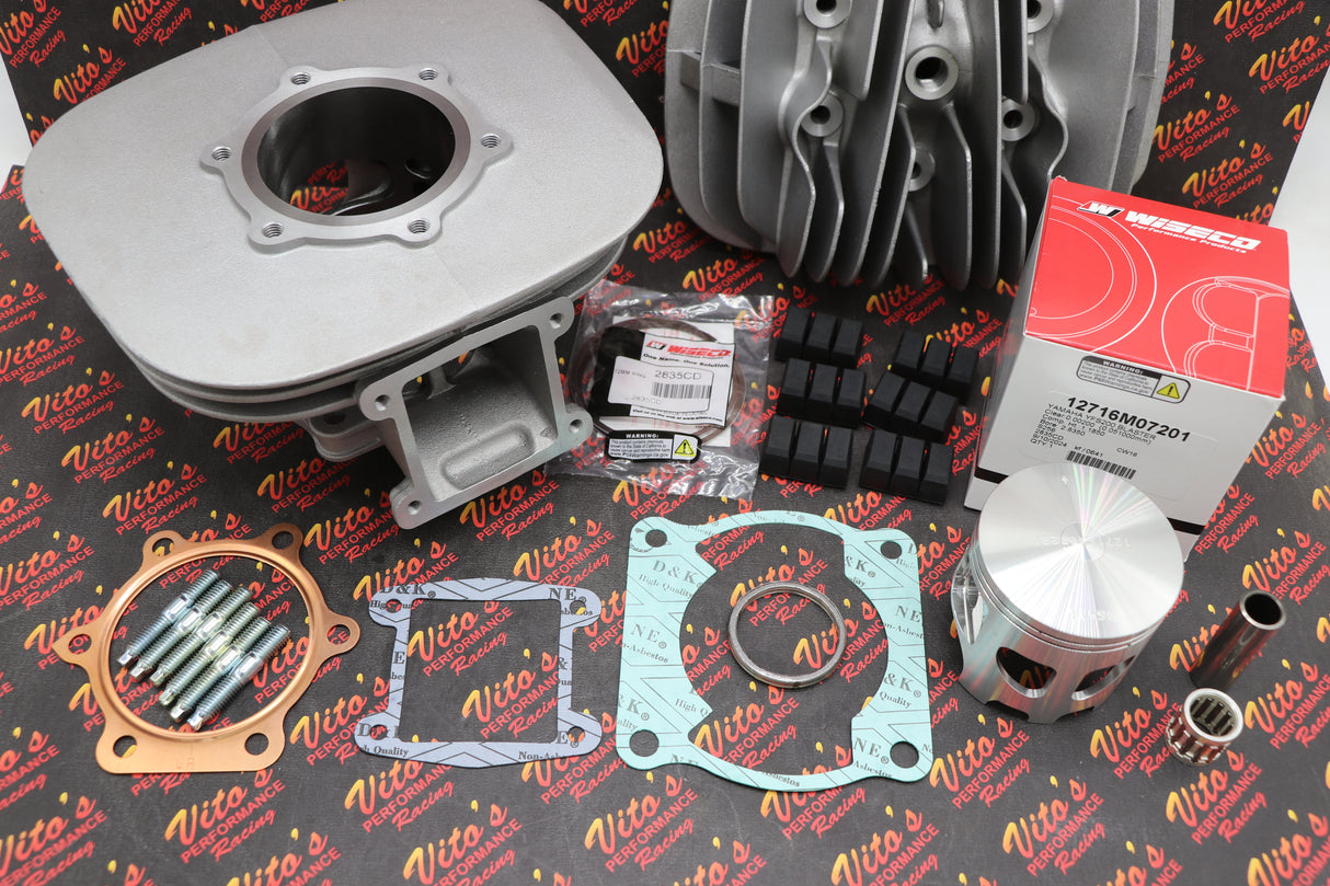 Vito's 240cc BLASTER BIG BORE KIT 72.00 cylinder gaskets jets + WISECO PISTON