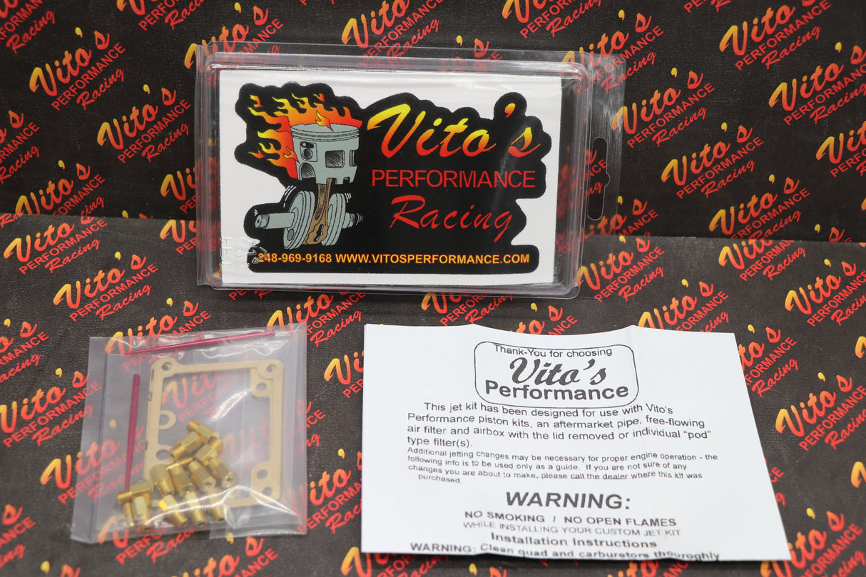 Vito's Yamaha Banshee FULL JET KIT - 12 main jets + 2 pilot + 2 needles MIKUNI