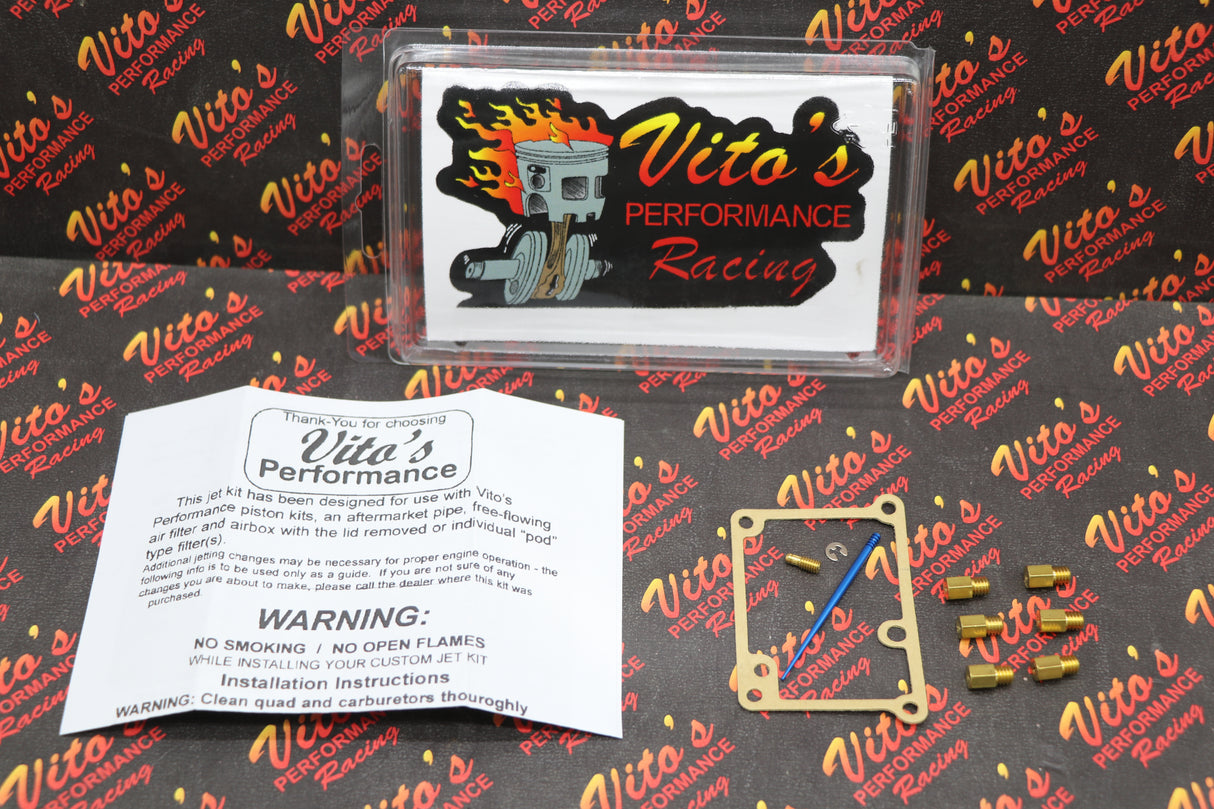 Vito's 240cc BLASTER BIG BORE KIT 72.00 cylinder gaskets jets + WISECO PISTON