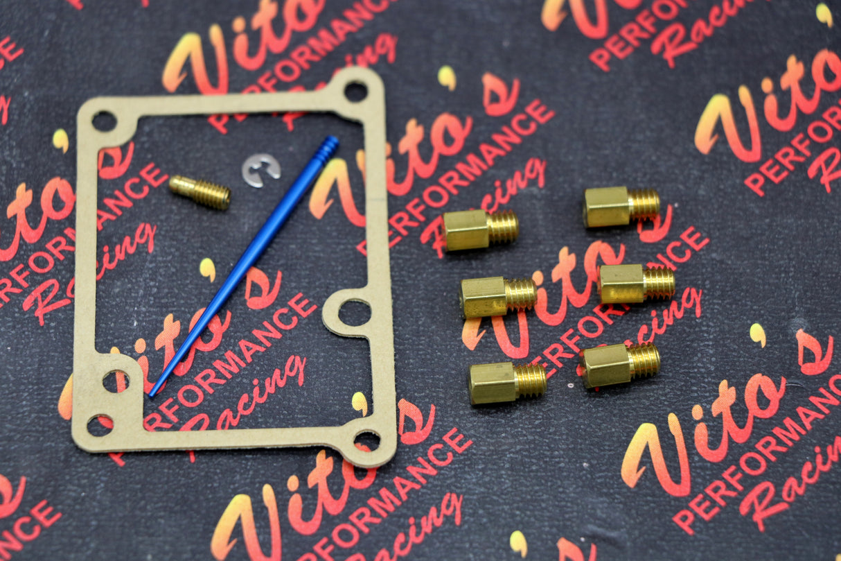 Vito's 240cc BLASTER BIG BORE KIT 72.00 cylinder gaskets jets + WISECO PISTON