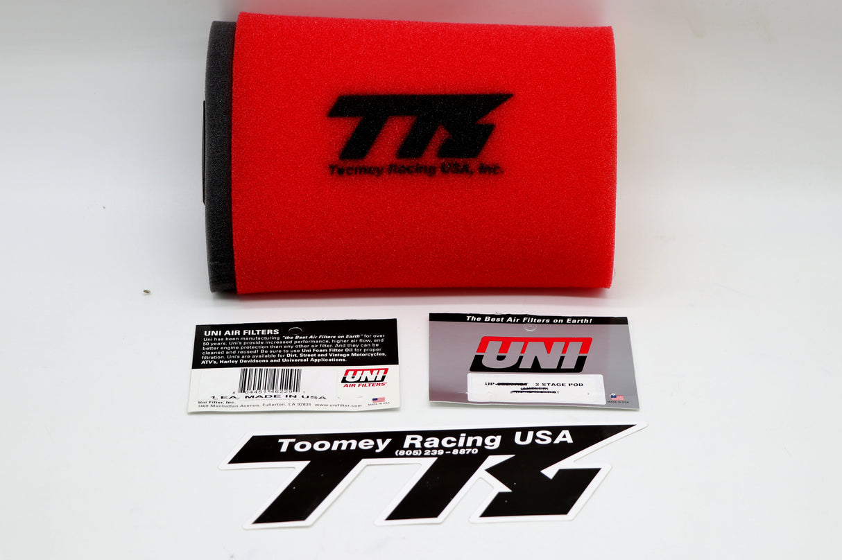 TOOMEY RACING air filter for airbox Yamaha Banshee by UNI foam multi stage