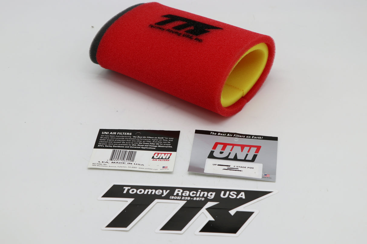 TOOMEY RACING air filter for airbox Yamaha Banshee by UNI foam multi stage