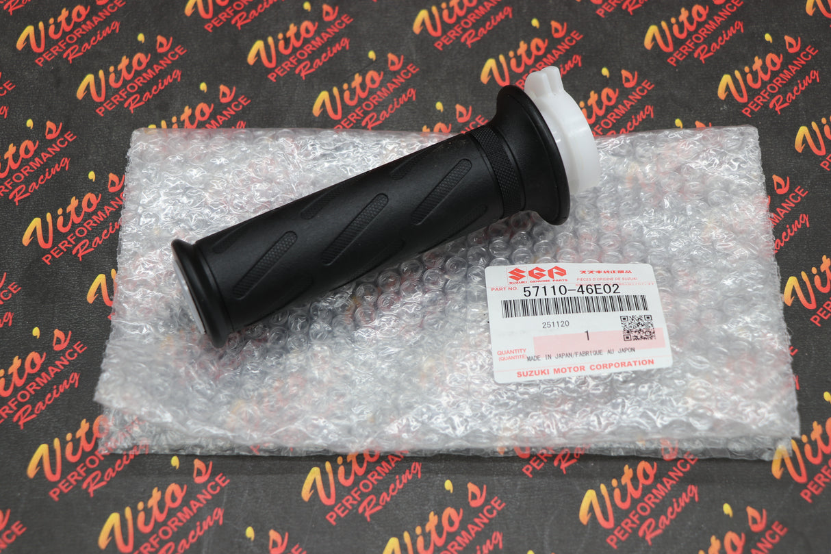 SUZUKI OEM GRIP & THROTTLE TUBE SET GSXR 600 750 1000 HAYABUSA TWIST RIGHT