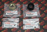 OEM Yamaha Raptor 660 rear axle lock nuts set with lock pins 2002-2006