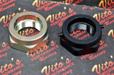 OEM Yamaha Raptor 660 rear axle lock nuts set with lock pins 2002-2006