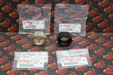 OEM Yamaha Raptor 660 rear axle lock nuts set with lock pins 2002-2006