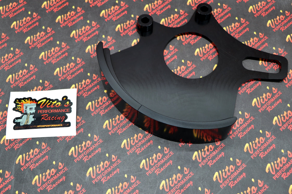 Rear Brake Rotor guard protector Yamaha 2006-2025 Raptor 700 700r BLACK