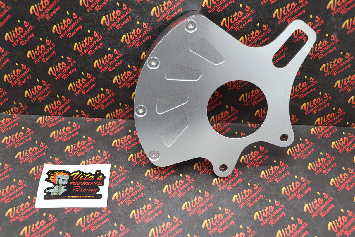 Rear Brake Rotor guard protector Yamaha 2006-2025 Raptor 700 700r SILVER