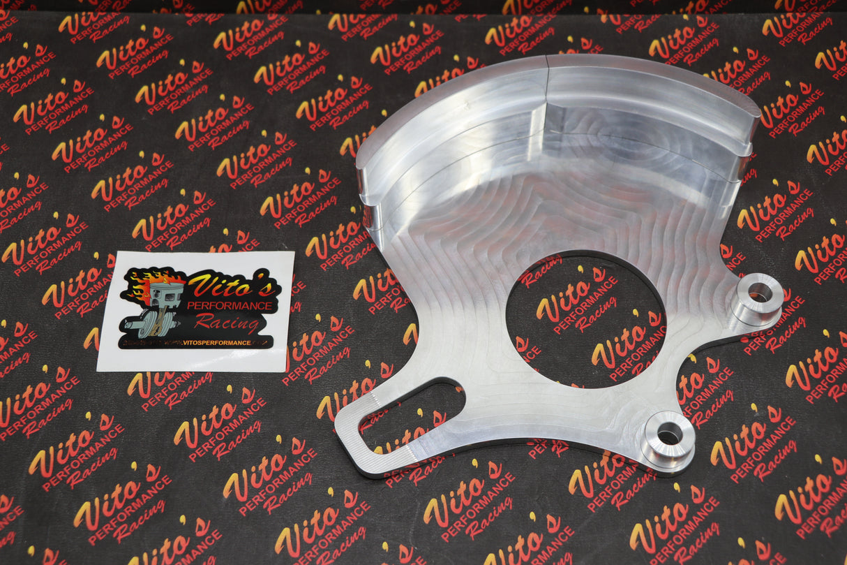 Rear Brake Rotor guard protector Yamaha 2006-2025 Raptor 700 700r POLISHED