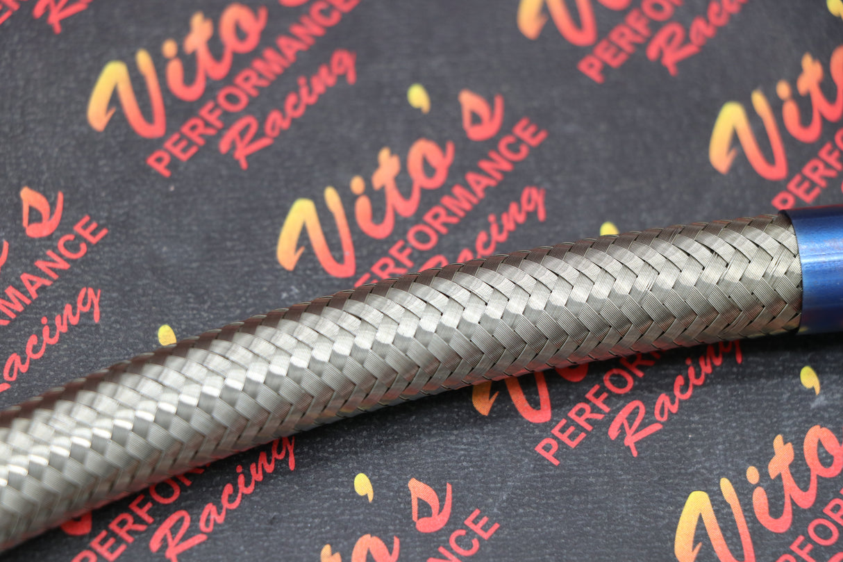 Vito's Oil cooler bypass line Honda TRX450R 450r 2004-2005 SILVER