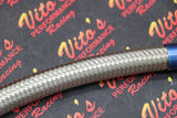 Vito's Oil cooler bypass line Honda TRX450R 450r 2004-2005 SILVER
