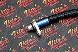 Vito's Oil cooler bypass line Honda TRX450R 450r 2004-2005 Black