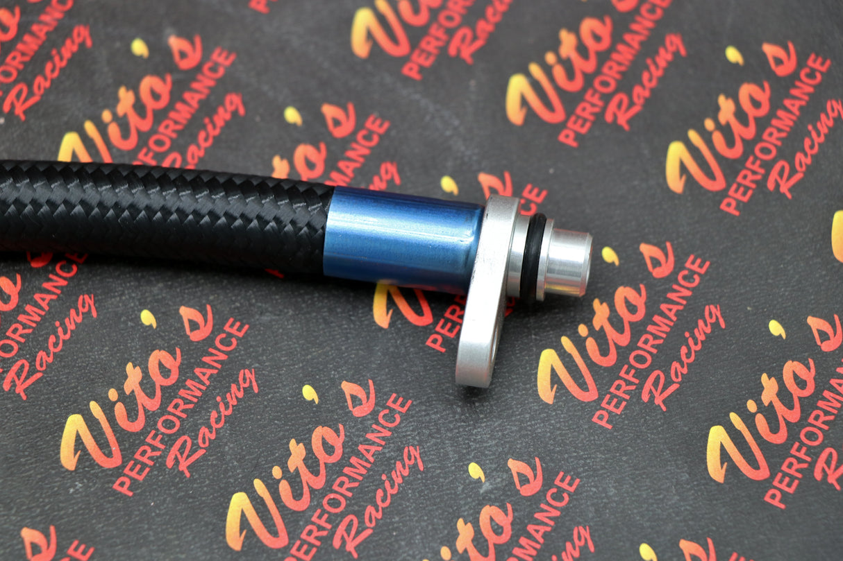 Vito's Oil cooler bypass line Honda TRX450R 450r 2004-2005 Black