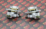 2 x Yamaha Banshee front brake calipers brakes & new pads left + right SILVER