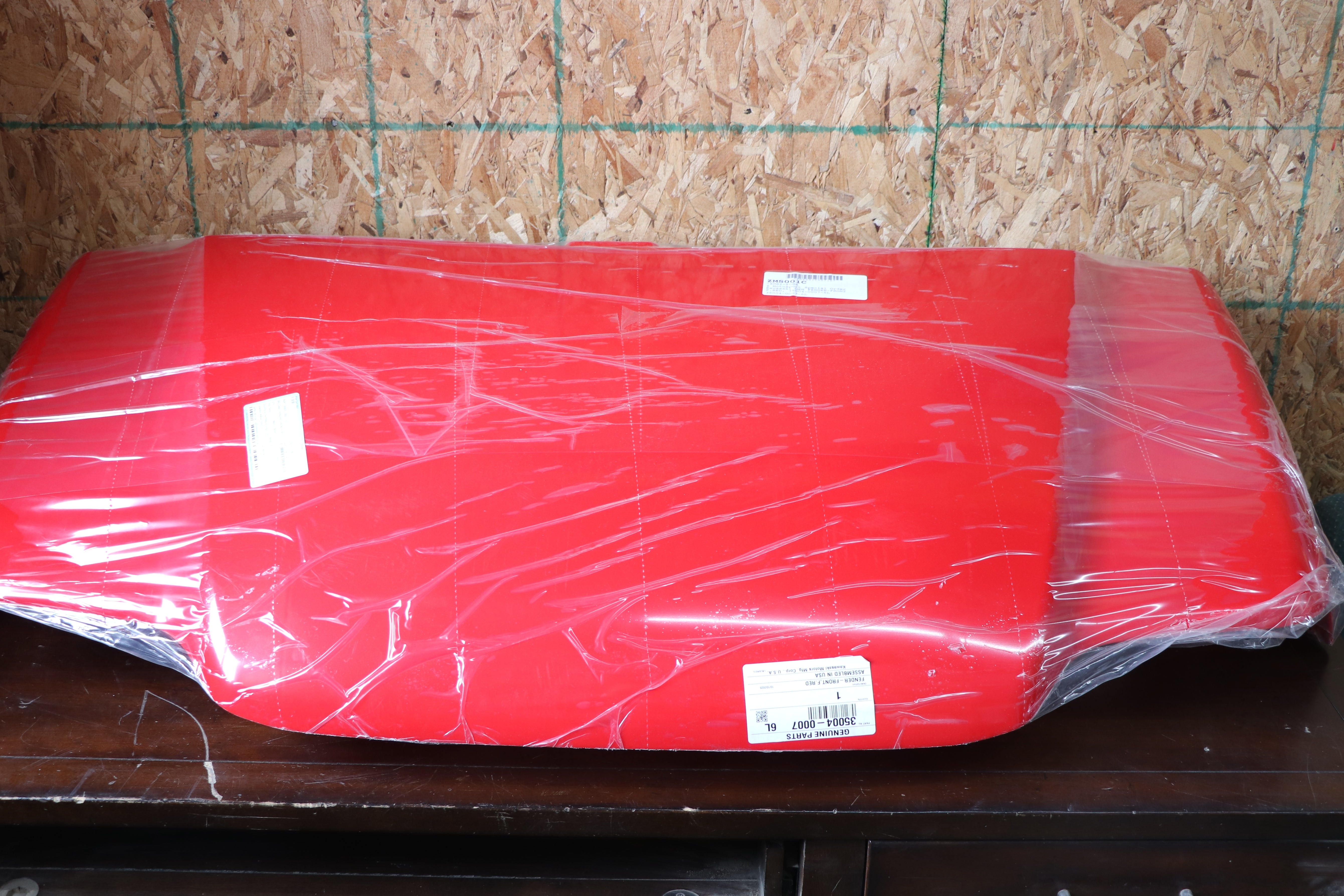 OEM Kawasaki Mule Front Hood Fender 35004-0007-6L 2001-2003 RED