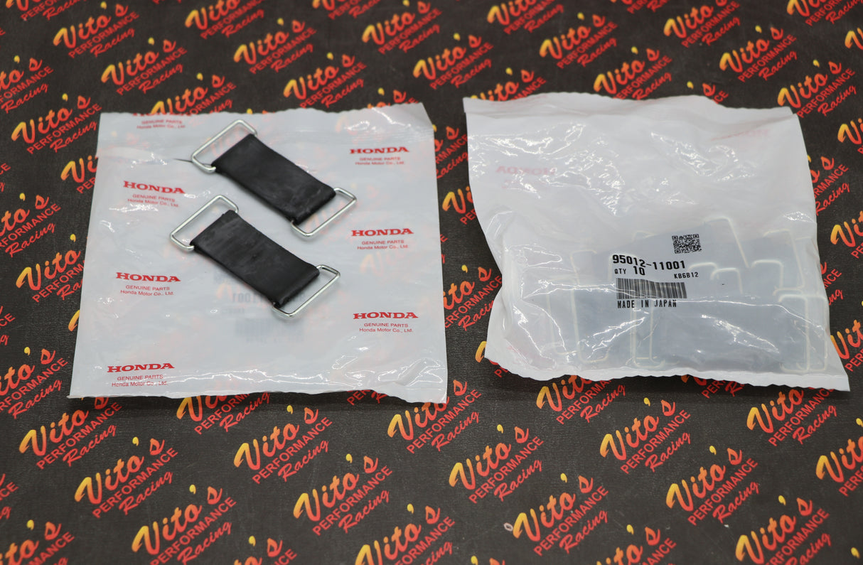 2 x HONDA 400EX Gas fuel tank rubber straps 95012-11001