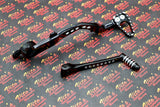 Honda TRX450R lever kit BILLET ALUMINUM BLACK shifter + brake lever