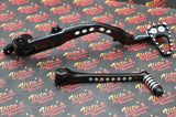 Honda TRX450R lever kit BILLET ALUMINUM BLACK shifter + brake lever
