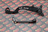 Honda TRX450R lever kit BILLET ALUMINUM BLACK shifter + brake lever