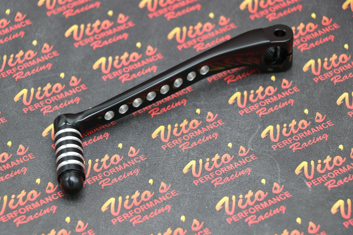 Honda TRX450R shifter lever BILLET ALUMINUM anodized black 04-14
