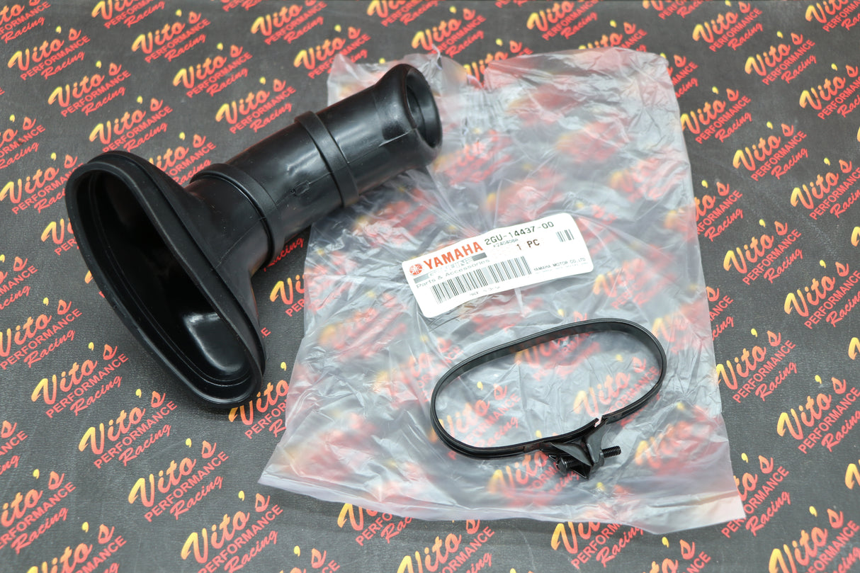 New Snorkel + Clamp Intake Duct For Oem Airbox Lid Yamaha Banshee 1987-2006