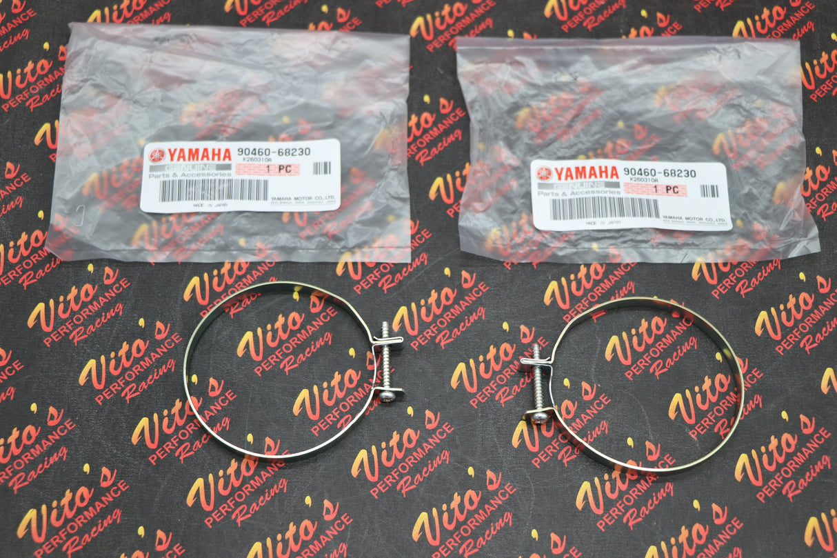 2 x OEM factory clamp for Banshee airbox boot to airbox