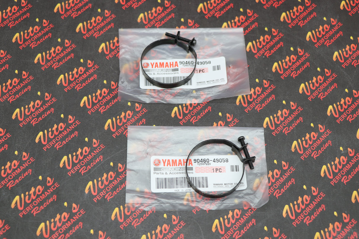 2 x OEM factory clamp for Banshee stock carbs to airbox boot