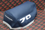 NEW Honda ATC70 seat cover only - fits 1978-1985 ATC 70 BLUE SMOOTH #70 letters