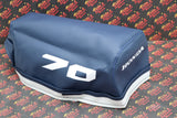 NEW Honda ATC70 seat cover only - fits 1978-1985 ATC 70 BLUE SMOOTH #70 letters