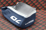NEW Honda ATC70 seat cover only - fits 1978-1985 ATC 70 BLUE SMOOTH #70 letters