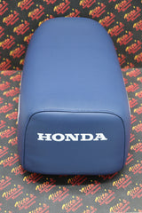 NEW Honda ATC70 seat complete - fits 1978-1985 ATC 70 #70 print on sides BLUE