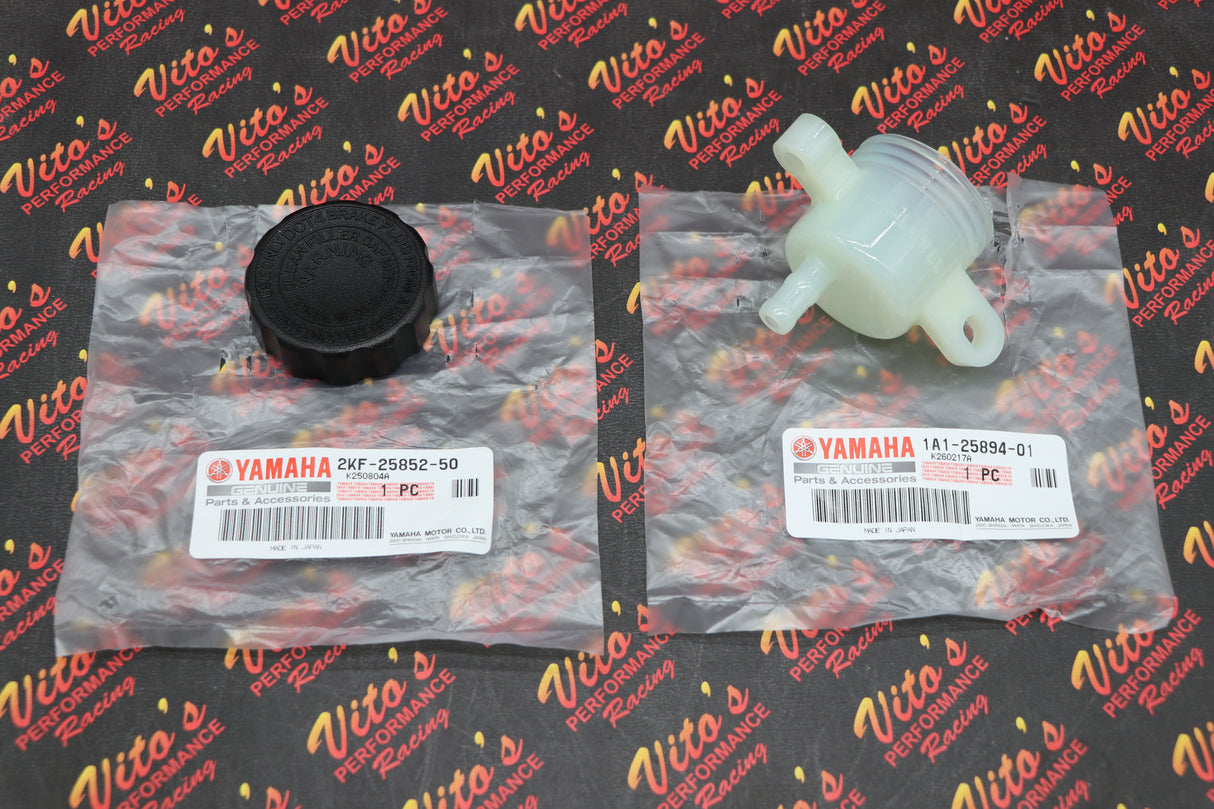 NEW OEM rear brake master cylinder reservoir + cap Factory Yamaha Banshee