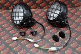 2 x NEW Headlights Yamaha Banshee lens bulbs lights grills 2002-2006 + COLLARS