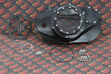 CLUTCH COVER + LOCK UP KIT Billet aluminum Yamaha Banshee clear window BLACK