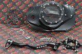 CLUTCH COVER + LOCK UP KIT Billet aluminum Yamaha Banshee clear window BLACK