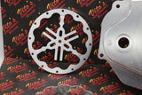 Billet aluminum Yamaha Banshee lock up CLUTCH COVER + extra clear window SILVER