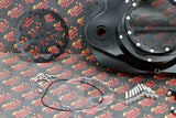 CLUTCH COVER + LOCK UP KIT Billet aluminum Yamaha Banshee clear window BLACK