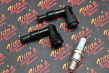 2 x Ignition coil STUD STYLE spark plug caps Yamaha BANSHEE 1987-2006 NEW
