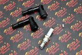 2 x Ignition coil STUD STYLE spark plug caps Yamaha BANSHEE 1987-2006 NEW