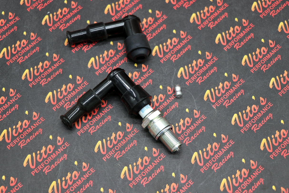 2 x Ignition coil STUD STYLE spark plug caps Yamaha BANSHEE 1987-2006 NEW