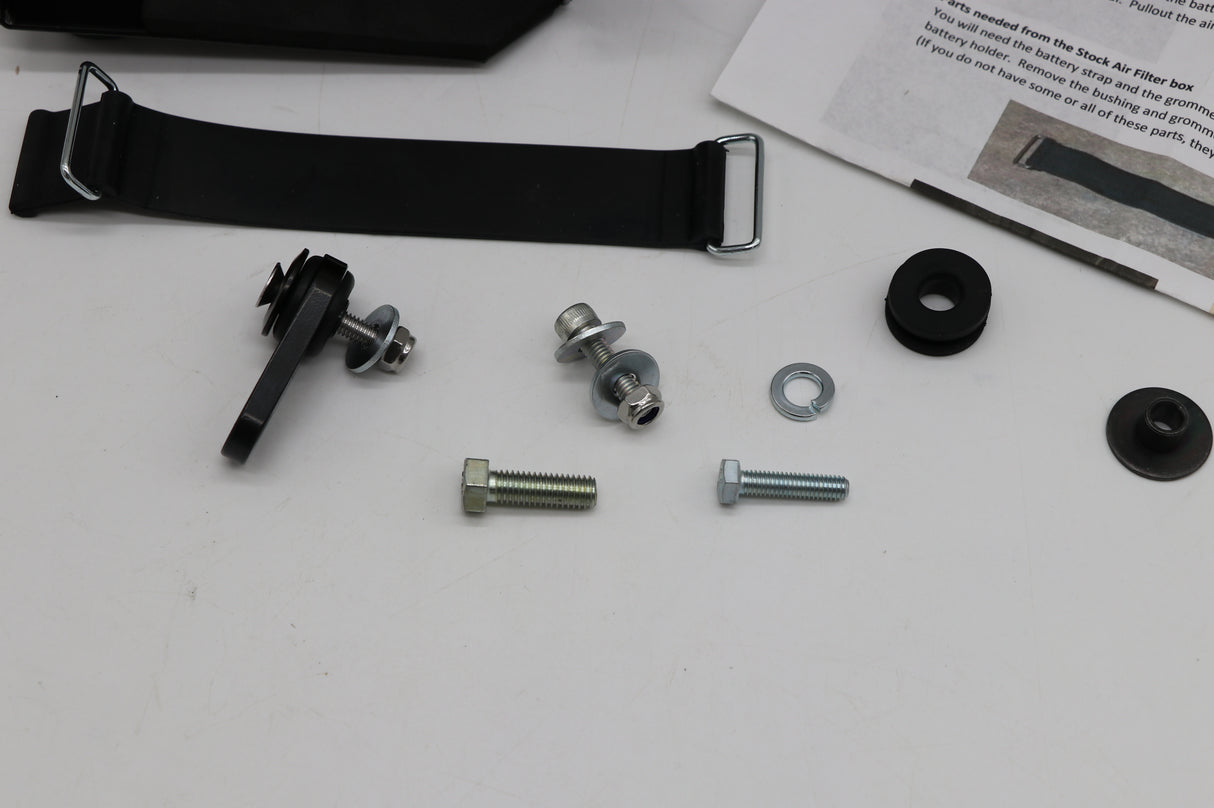 RZ-350 BATTERY BOX KIT for airbox delete by Toomey Designs + accessories