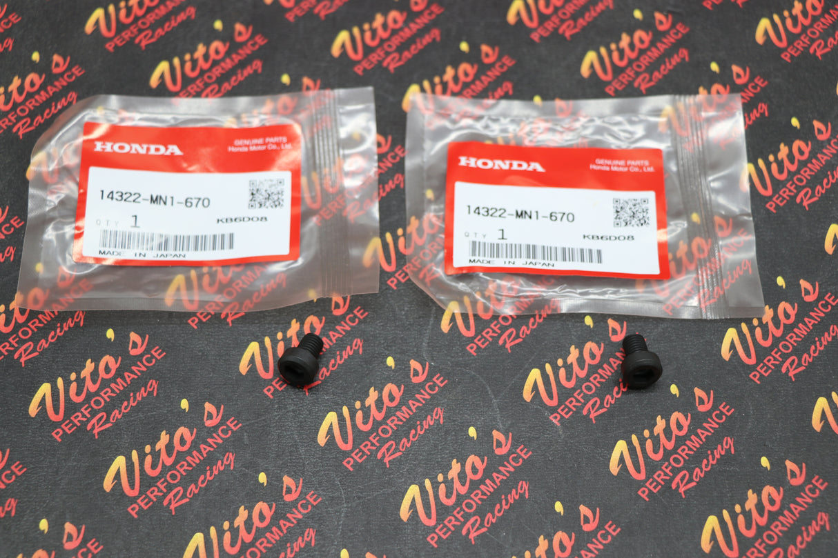 2 x OEM Honda Cam Sprocket Bolts TRX450r XR600r CRF450r