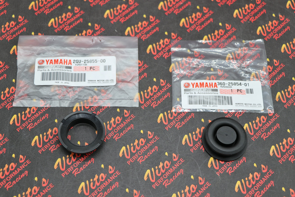 OEM Yamaha Banshee Rear Brake Master Cylinder Reservoir Diaphragm + bushing KIT