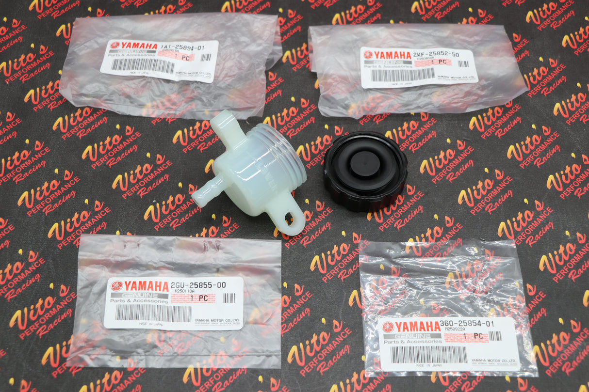 OEM Yamaha Banshee Rear Brake Master Cylinder + Cap + Diaphragm + bushing KIT