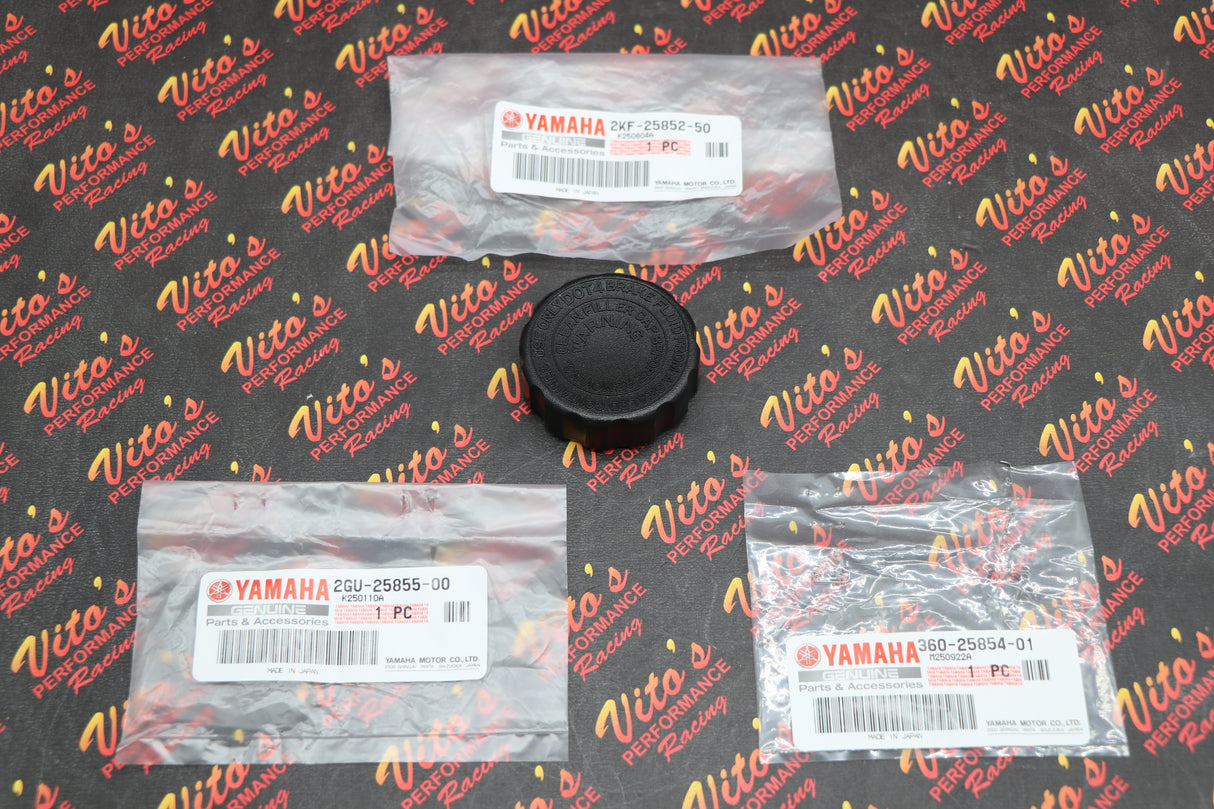 OEM Yamaha Banshee Rear Brake Master Cylinder + Cap + Diaphragm + bushing KIT