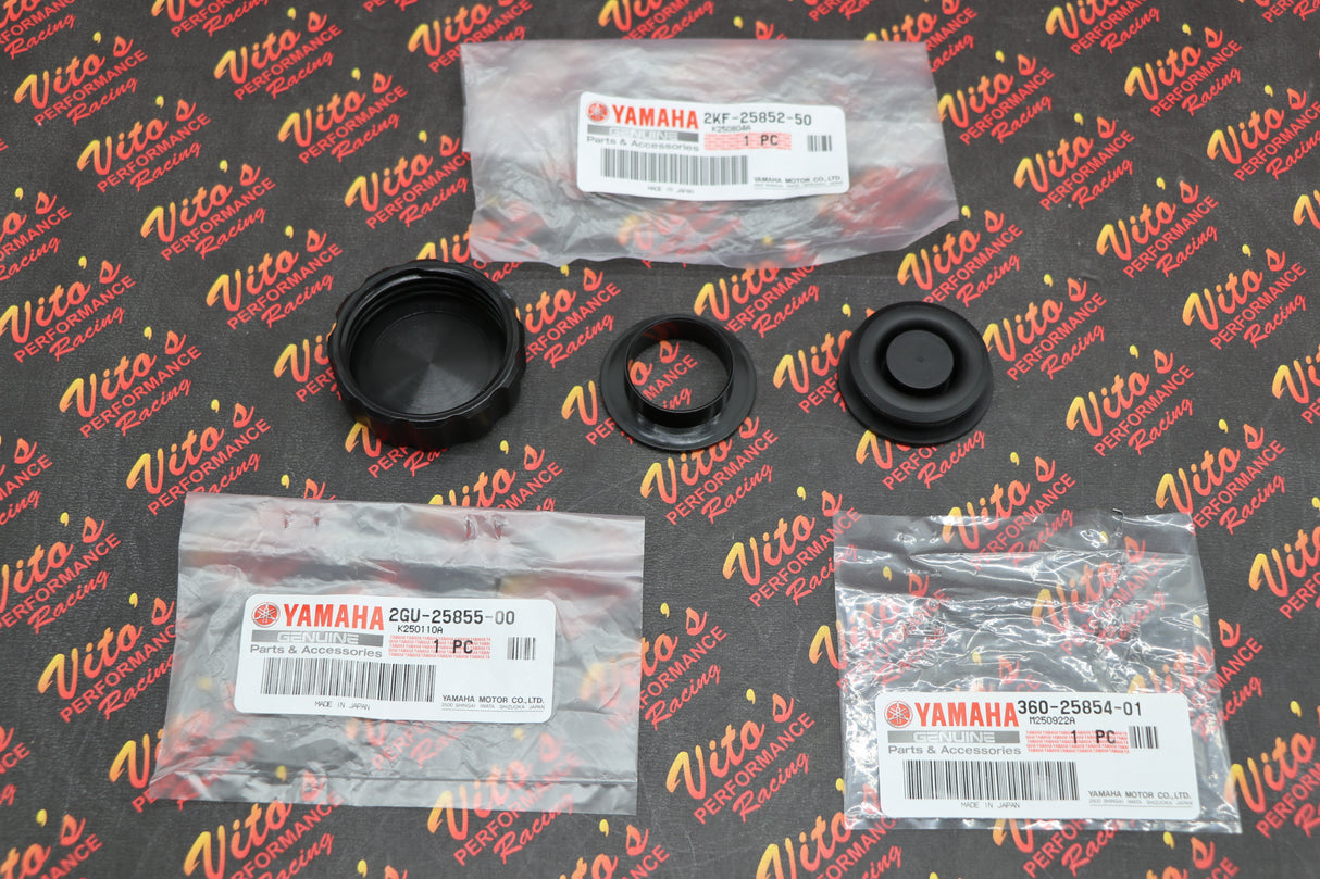 OEM Yamaha Banshee Rear Brake Master Cylinder + Cap + Diaphragm + bushing KIT