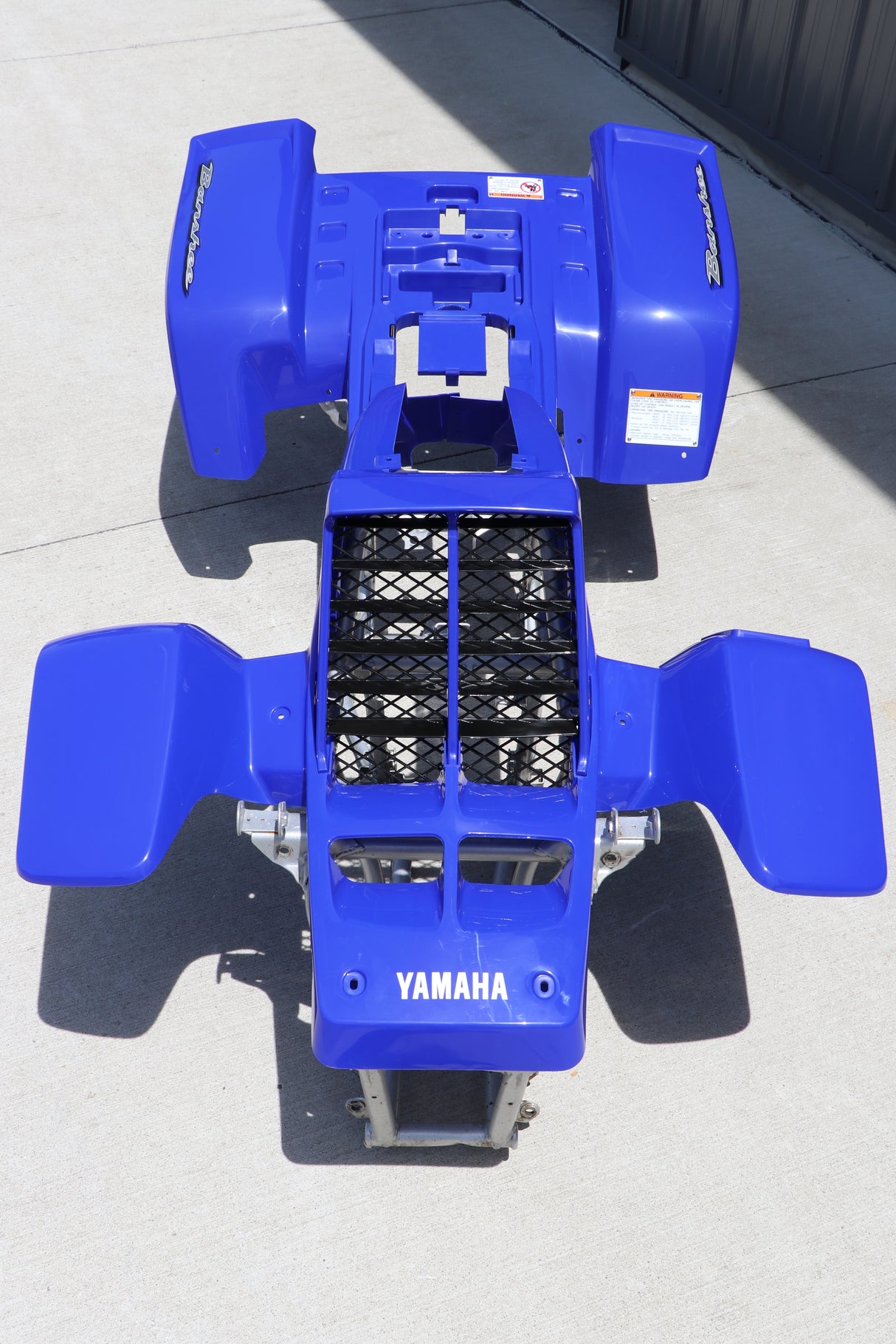 Yamaha Banshee Fenders + Gas Tank Plastic + Rad Cover Grill + Graphics Blue 2003