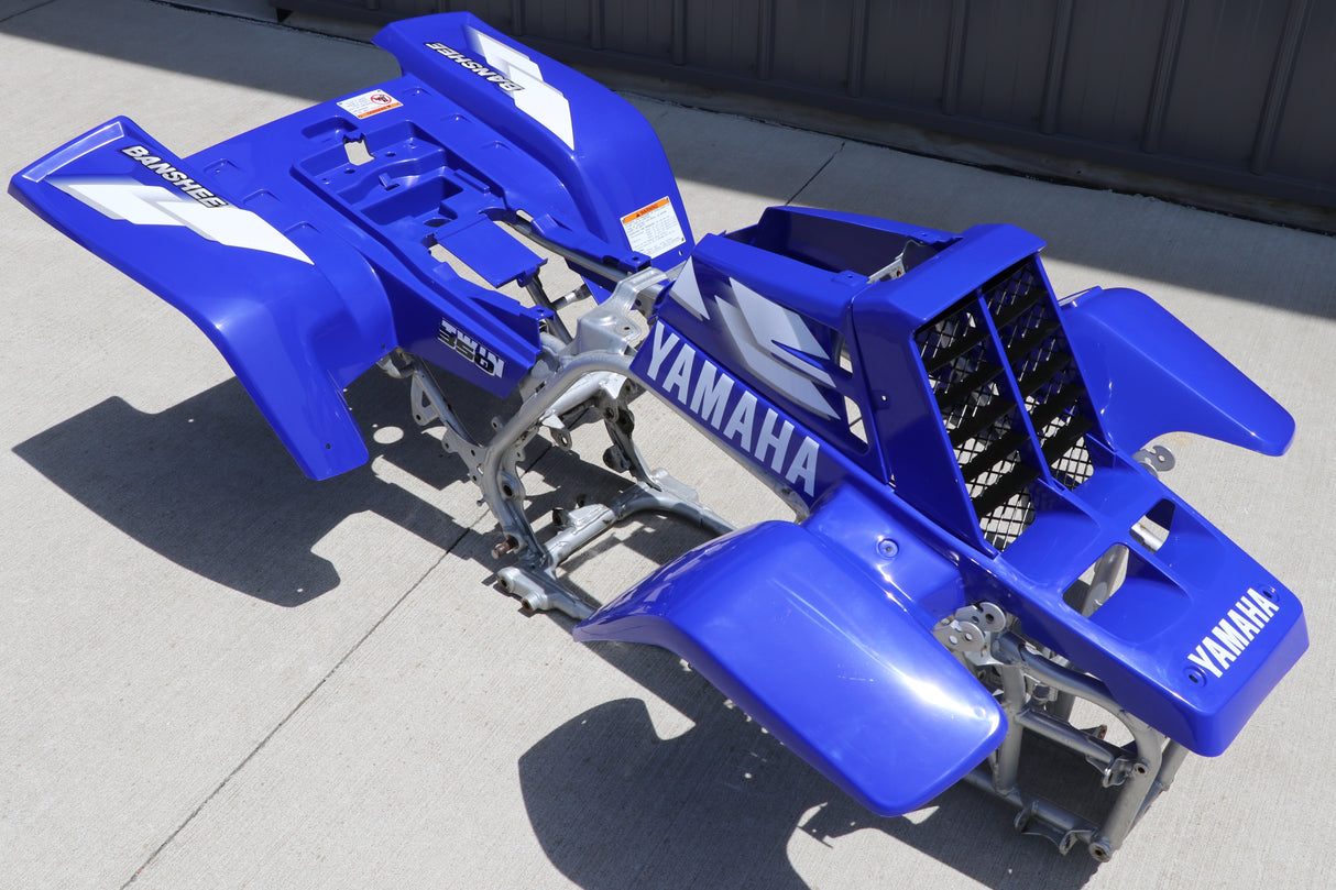 Yamaha Banshee Fenders + Gas Tank Plastic + Rad Cover Grill + Graphics Blue 2000