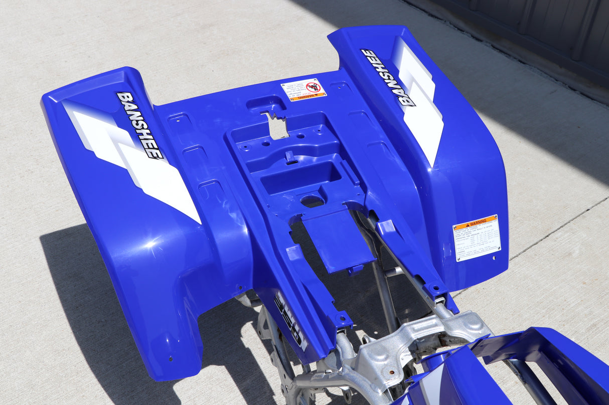 Yamaha Banshee Fenders + Gas Tank Plastic + Rad Cover Grill + Graphics Blue 2000